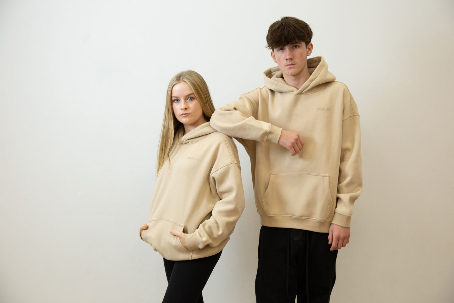 Hoodie - Original Mode - Beige