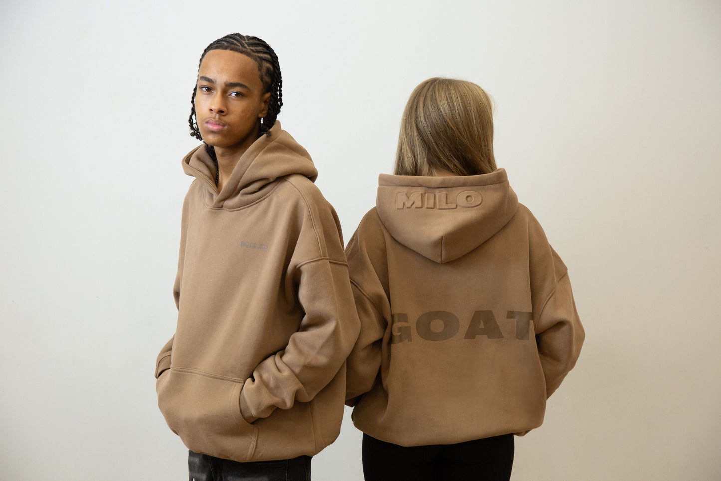 Hoodie - Urban Mode - Brown - GOAT