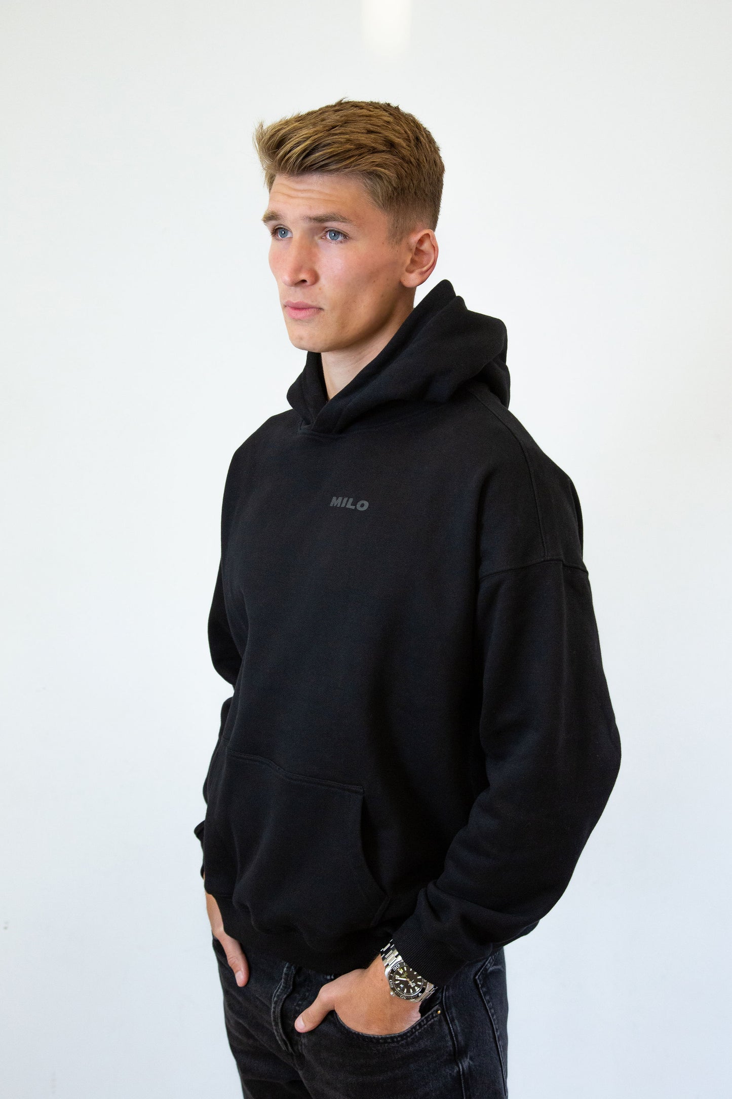 Hoodie - Urban Mode - Black - Main Character