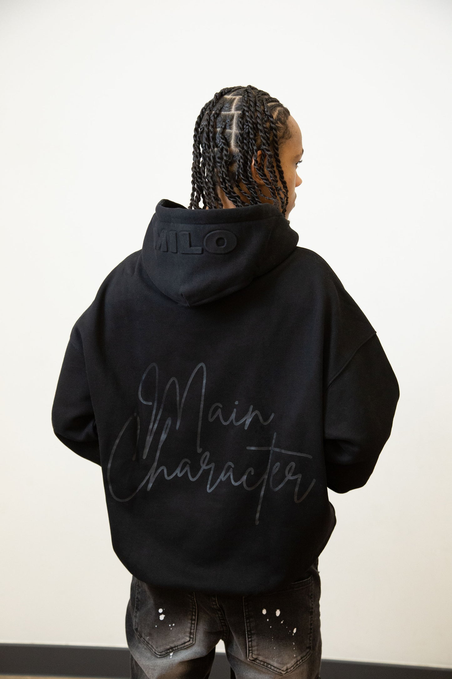 Hoodie - Urban Mode - Black - Main Character