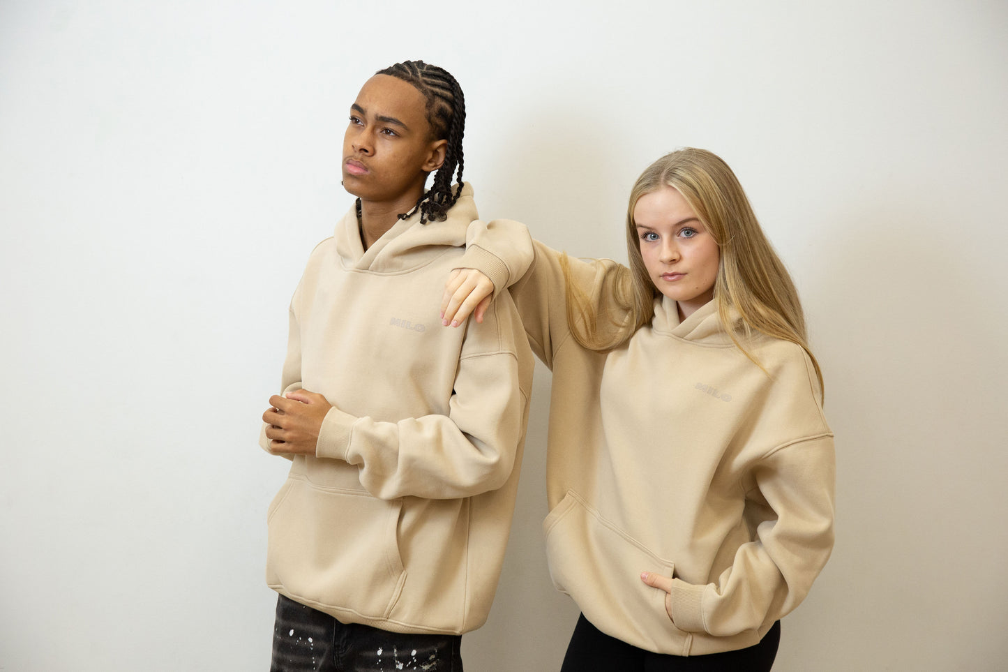 Hoodie - Original Mode - Beige